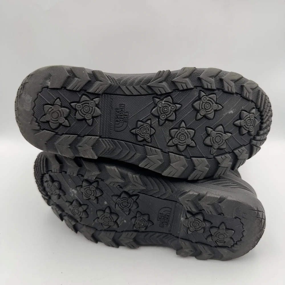 The North Face Girls Shellista Black Pink Waterproof Winter Snow Boots Size 5